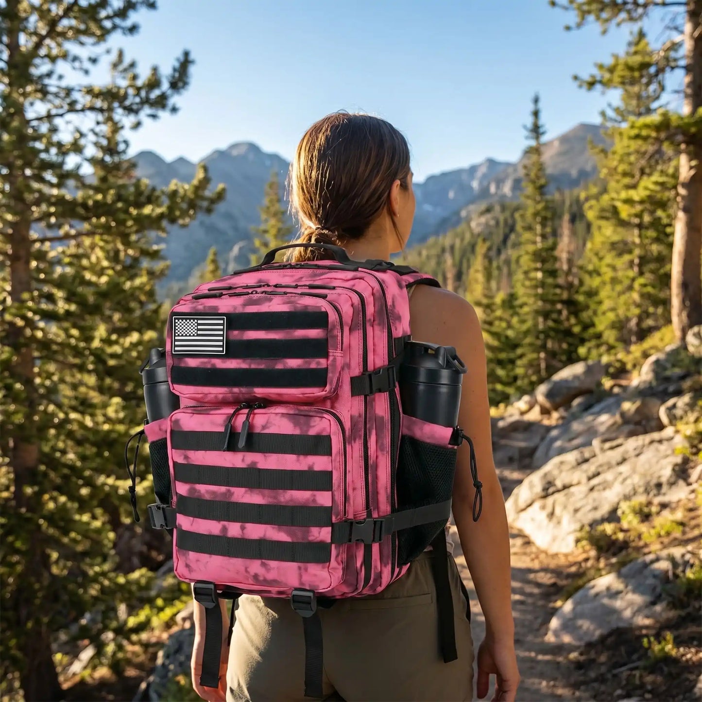 sac à dos de voyage pour randonne avec porte gourde