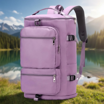 sac  à dos de voyage femme violet avec grande capacite