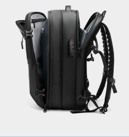 sac à dos femme voyage noir plusieurs poches