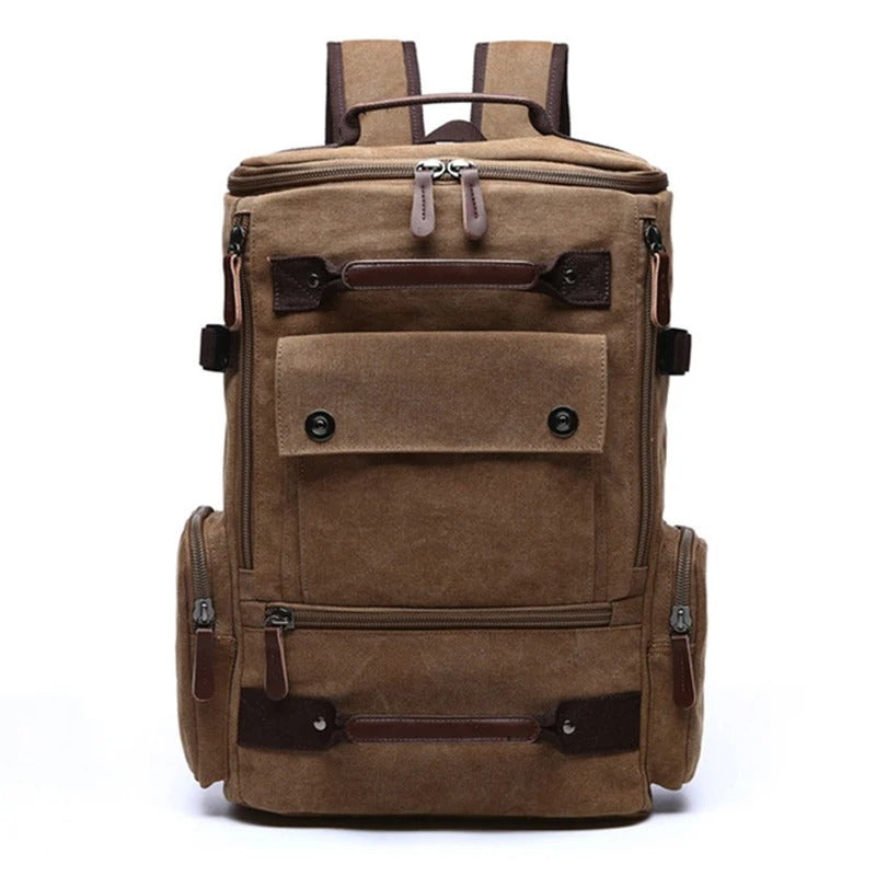 sac de voyage a dos avec fermeture bidirectionnelle