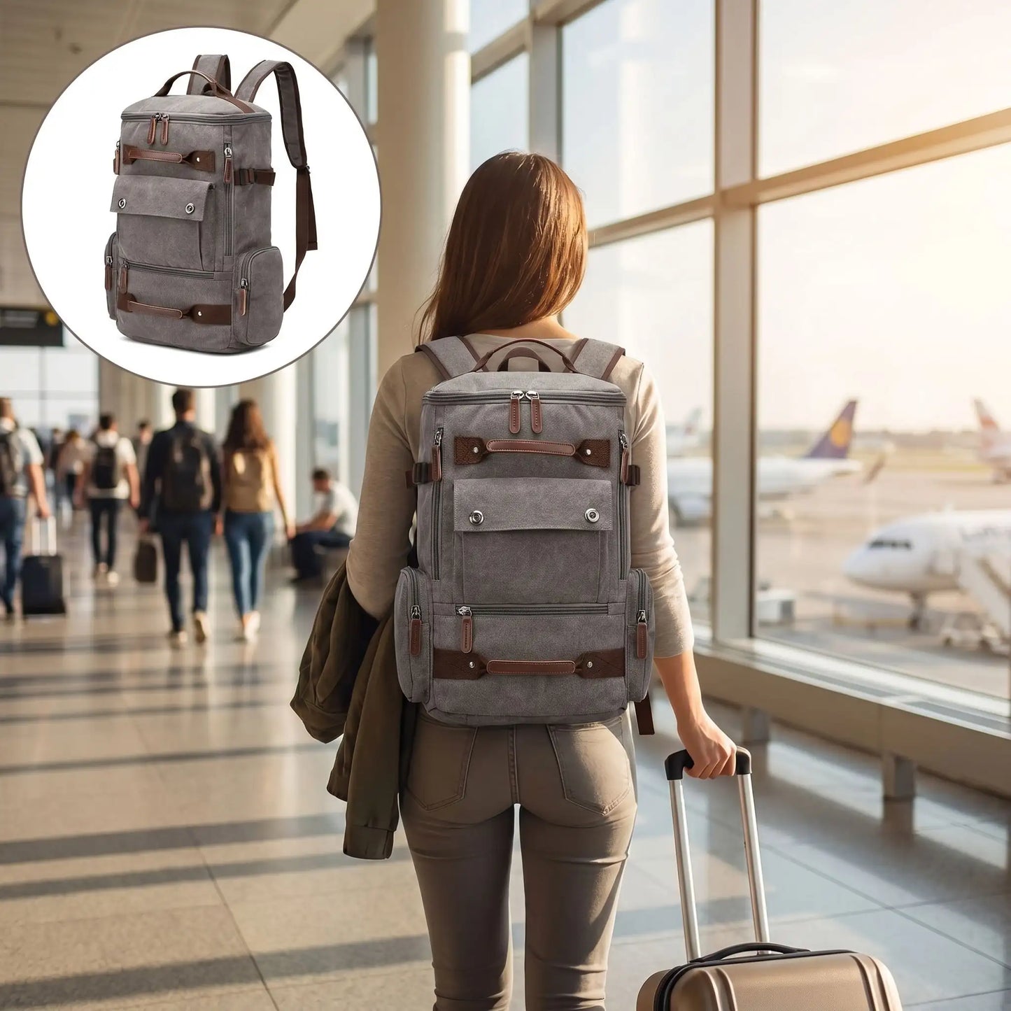sac de voyage a dos ideale pour mettre sous le siege