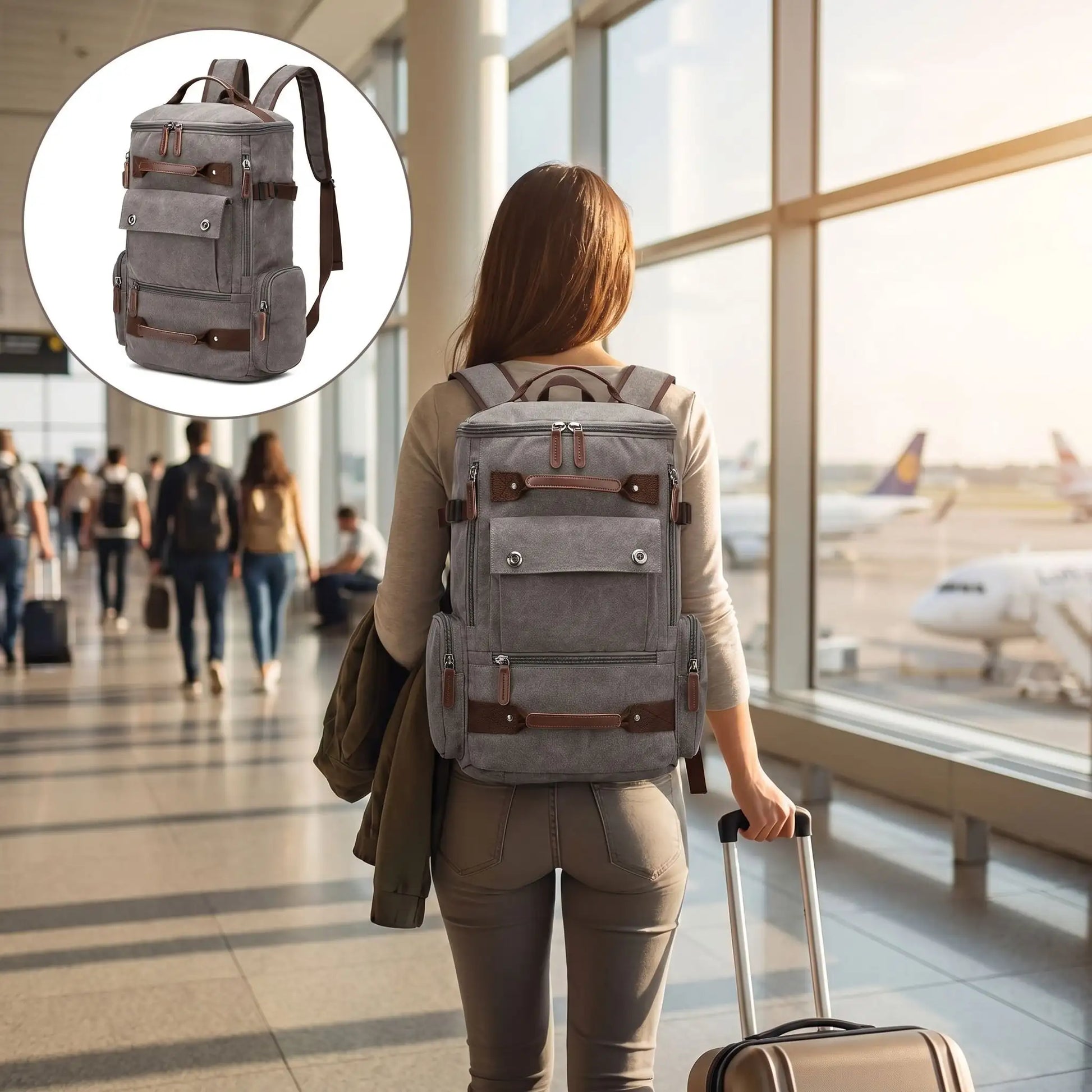 sac de voyage a dos ideale pour mettre sous le siege