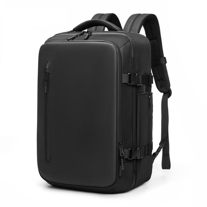 sac de voyage à dos noir tissu impermeable