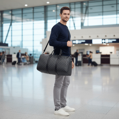 sac de voyage homme avec bandouliere ajustable