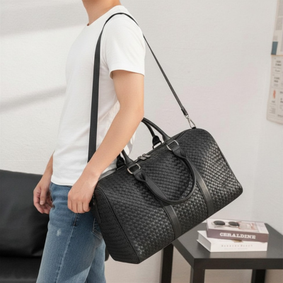 sac de voyage homme noir porte epaule