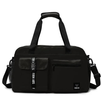 sac de voyage noir tissu oxford multi poches
