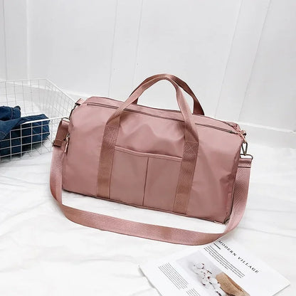 sac de voyage rose leger et etanche