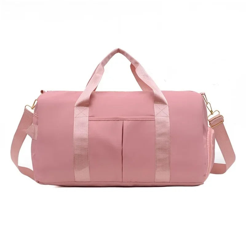 sac de voyage rose polyvalent multifonction