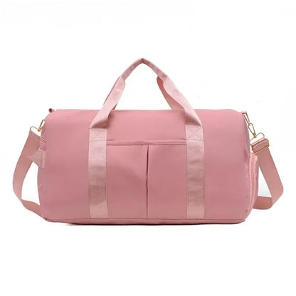 sac de voyage rose polyvalent multifonction