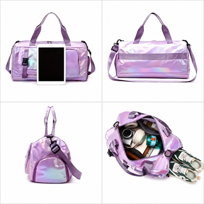 sac voyage femme multi poches avec compartiment chaussures