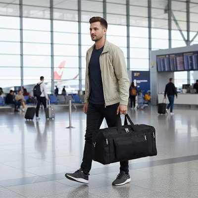 Sac voyage homme dimensions adaptées aux normes aériennes