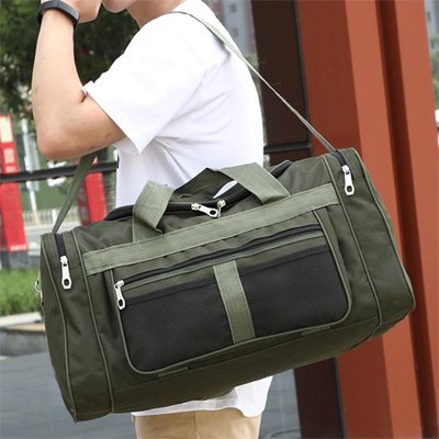 Sac voyage homme fermetures éclair robustes et curseurs métalliques