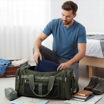 Sac voyage homme Ouverture large