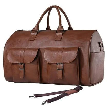 sac voyage marron tissu resistant respirant