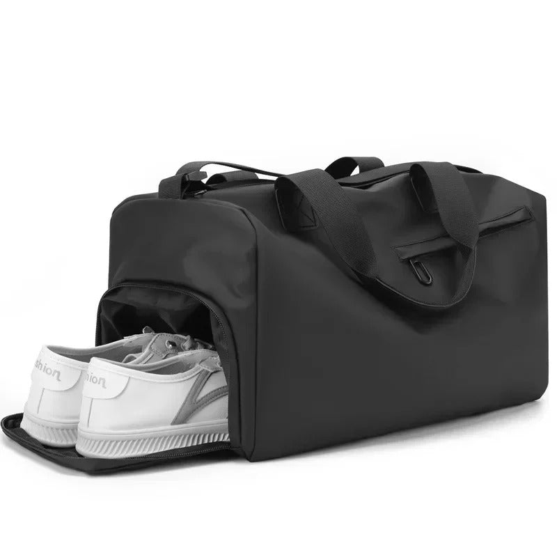sac voyage noir avec compartiment a chaussures