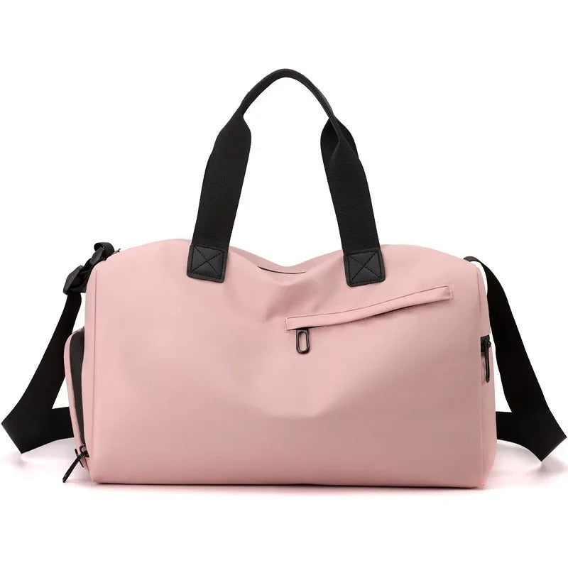 sac voyage rose tissu oxford impermeable