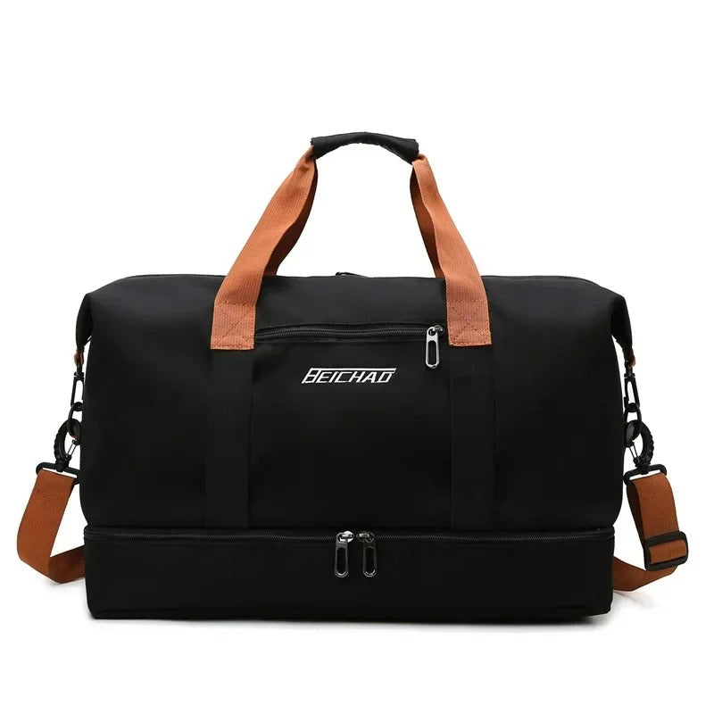 sacs de voyage noir tissu respirant
