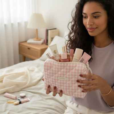 trousse de toilette de voyage | Spacieuse