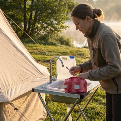 Trousse de toilette femme tendance pour ranger brosse à dent  