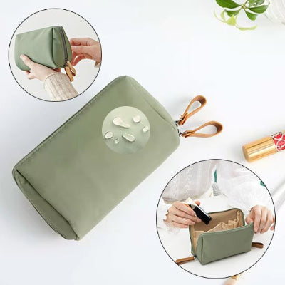 Trousse de toilette femme tissu résistant imperméable