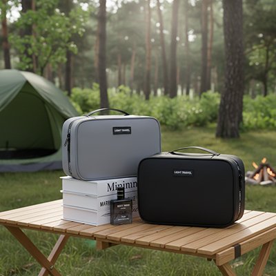 Trousse de toilette homme coque rigide protection renforcée