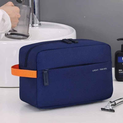 Trousse de toilette homme de voyage compartiments fermetures a glissiere