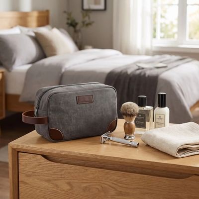 trousse de toilette voyage homme avec fermeture eclair.